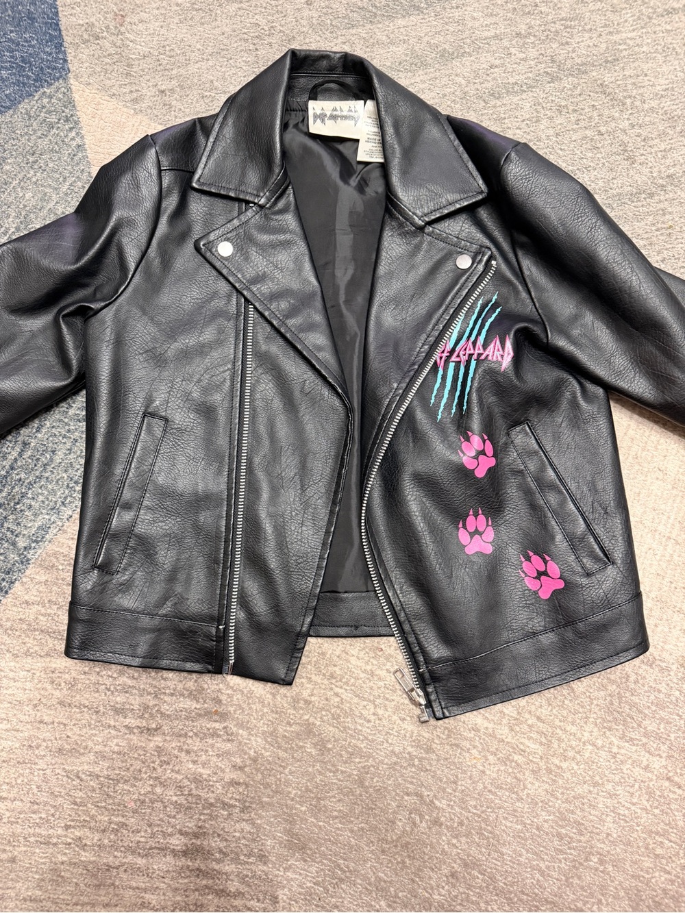 Faux Leather Jacket